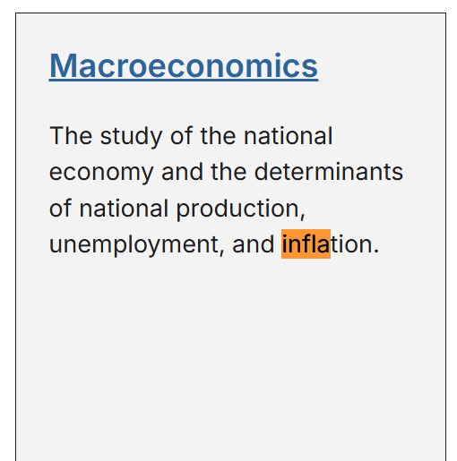Field of Study Economics Department Harvard yang mempelajari inflasi.